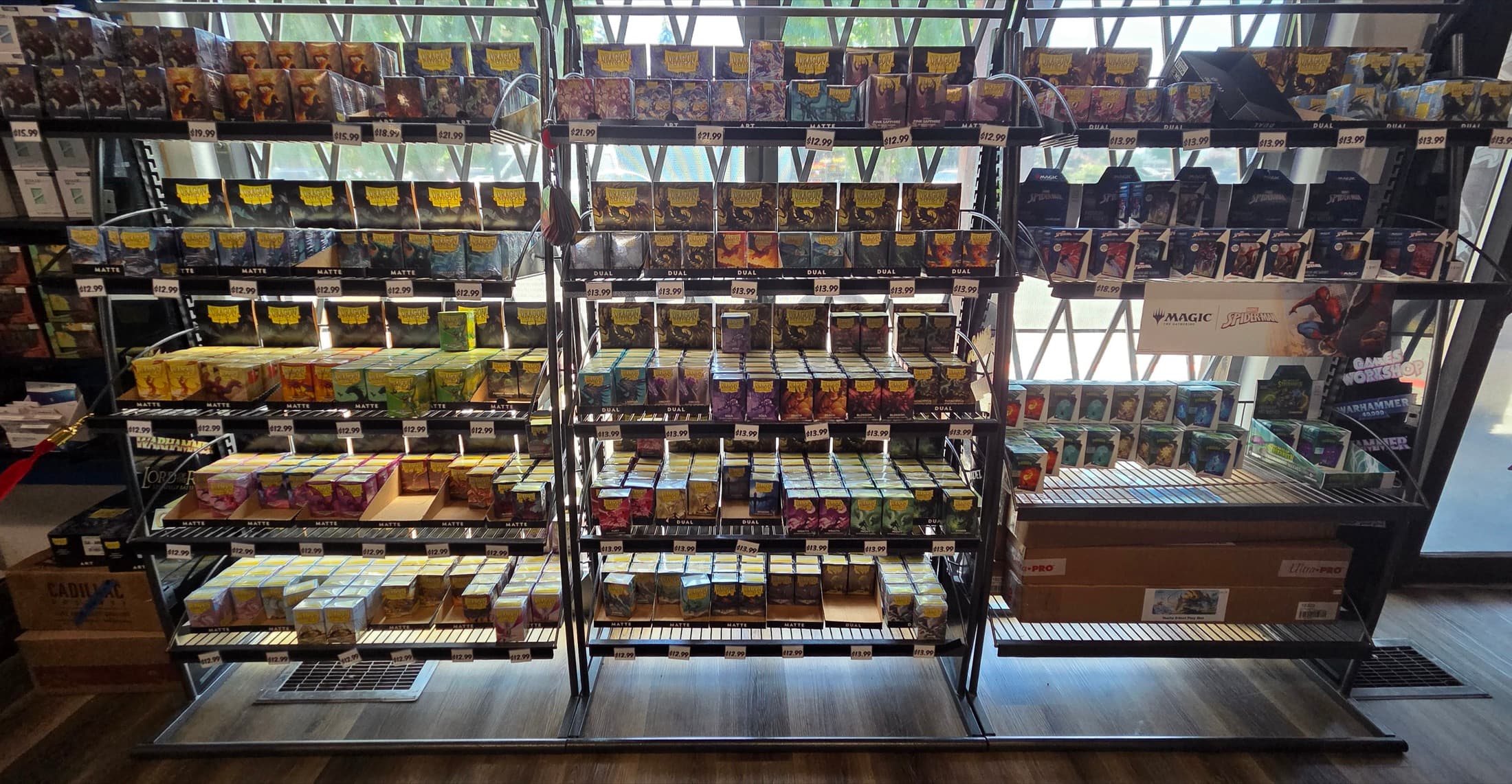 Magic: The Gathering packs and displays at Comiks The Gathering